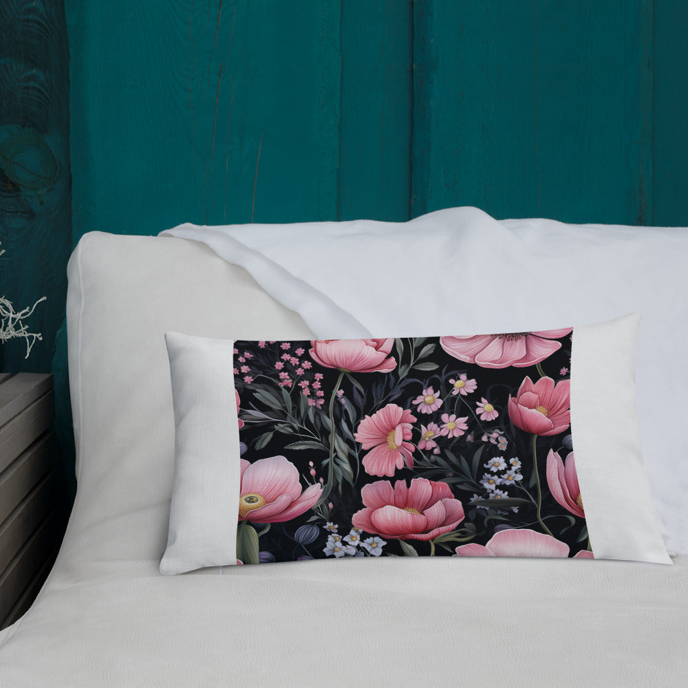 Floral Lover's Botanical Throw Pillow