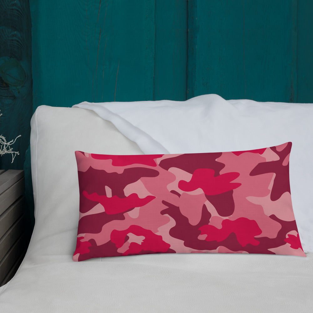 Army Enthusiast Camouflage Premium Throw Pillow