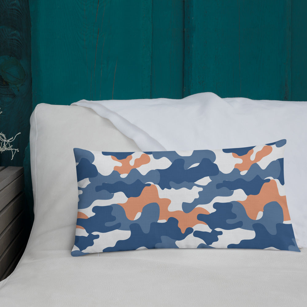 Army Enthusiast Camouflage Premium Throw Pillow