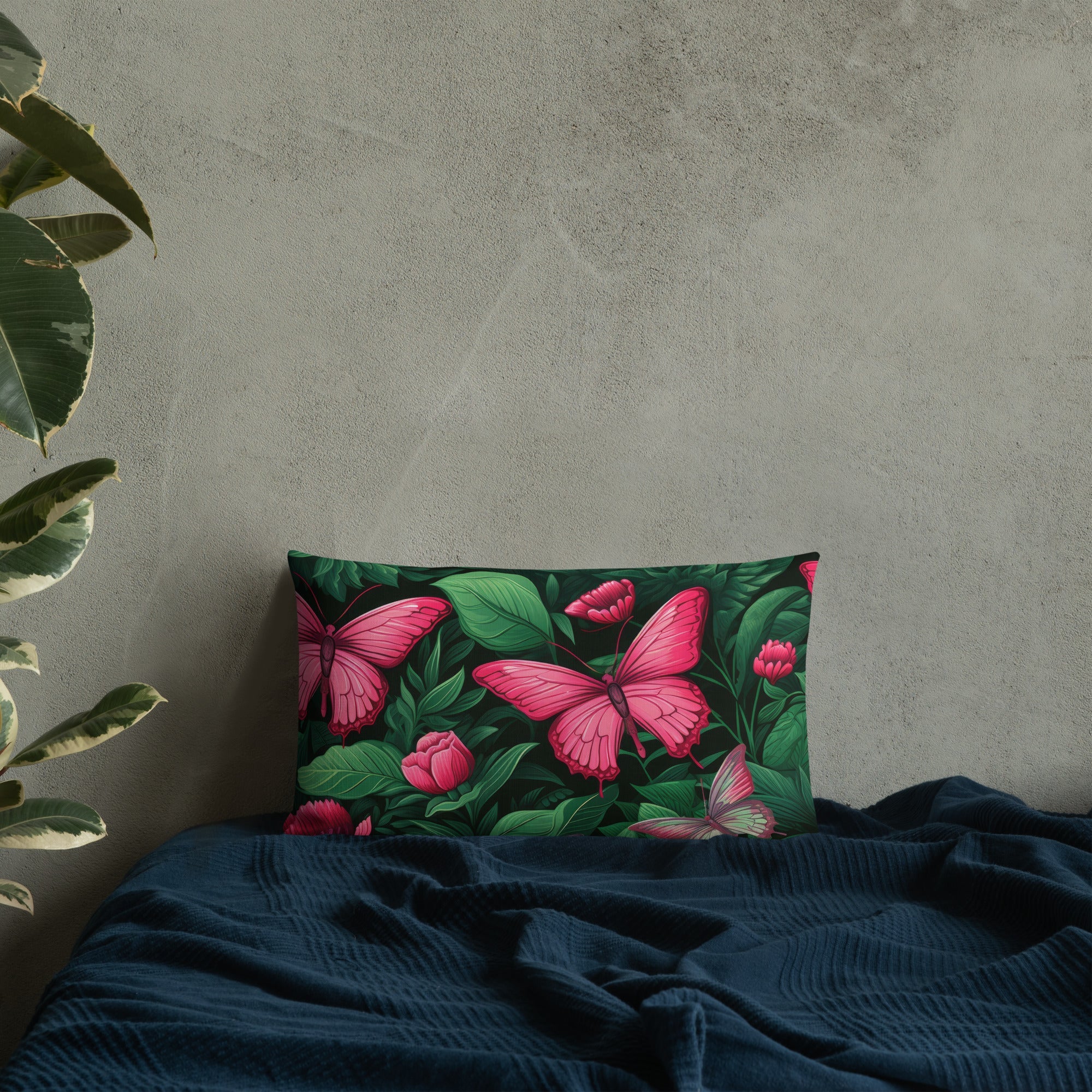 Butterfly Lover's Decorative Yet Comfortable Premium Pillow