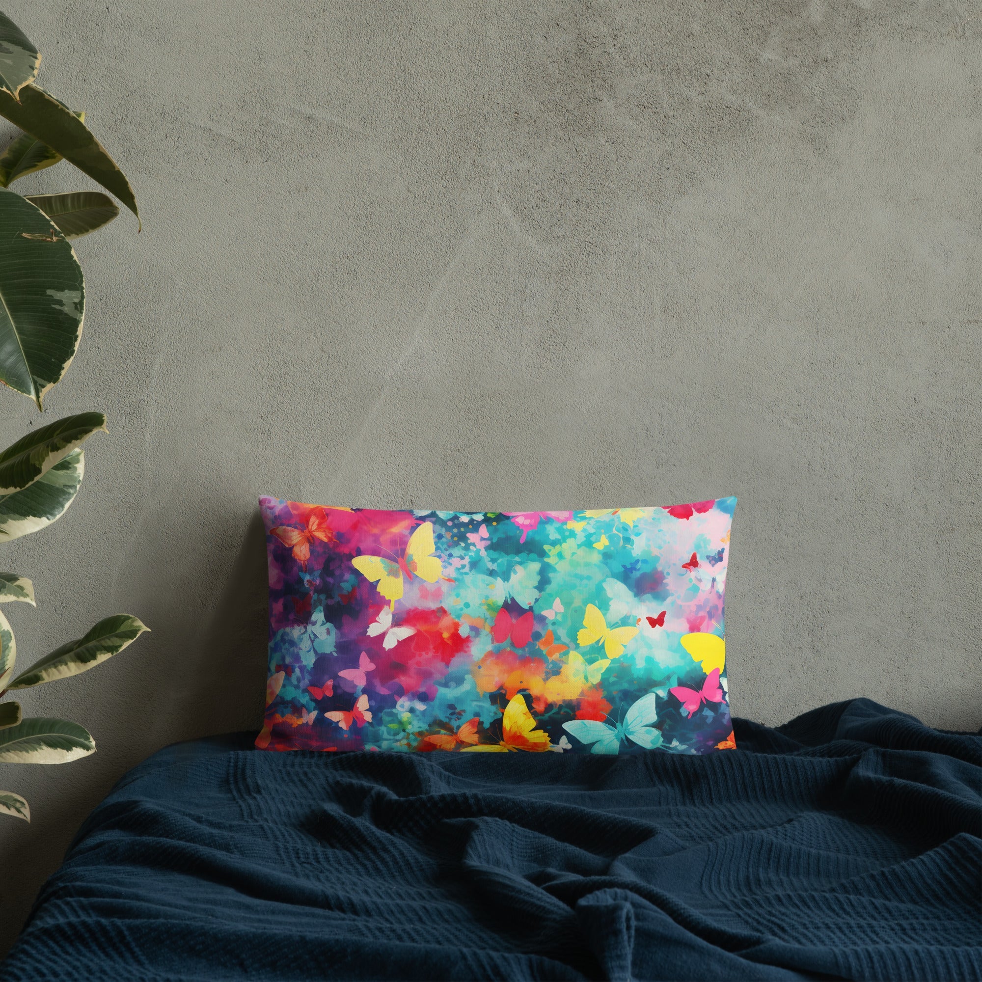 Butterfly Lover's Decorative Yet Comfortable Premium Pillow