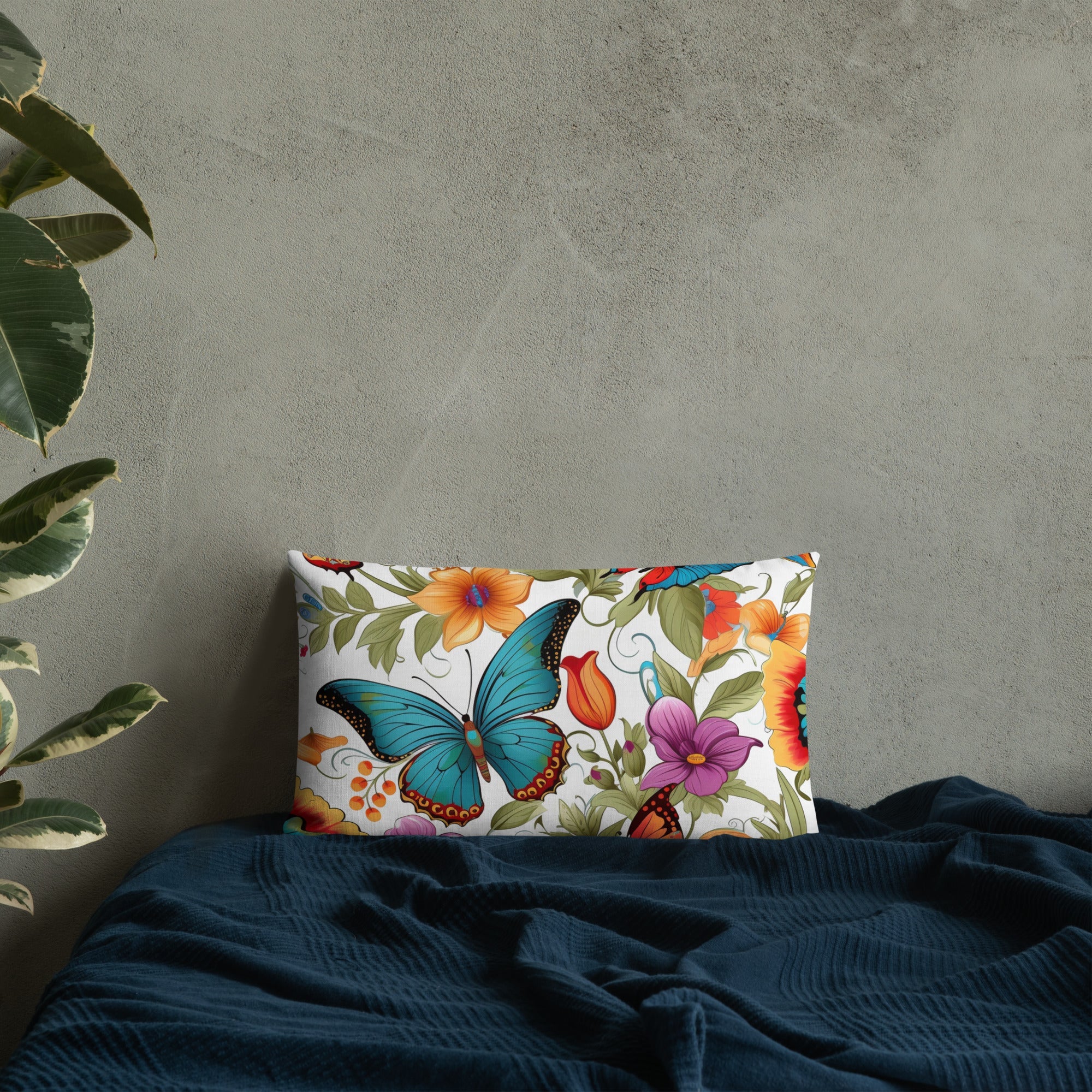 Butterfly Lover's Decorative Yet Comfortable Premium Pillow