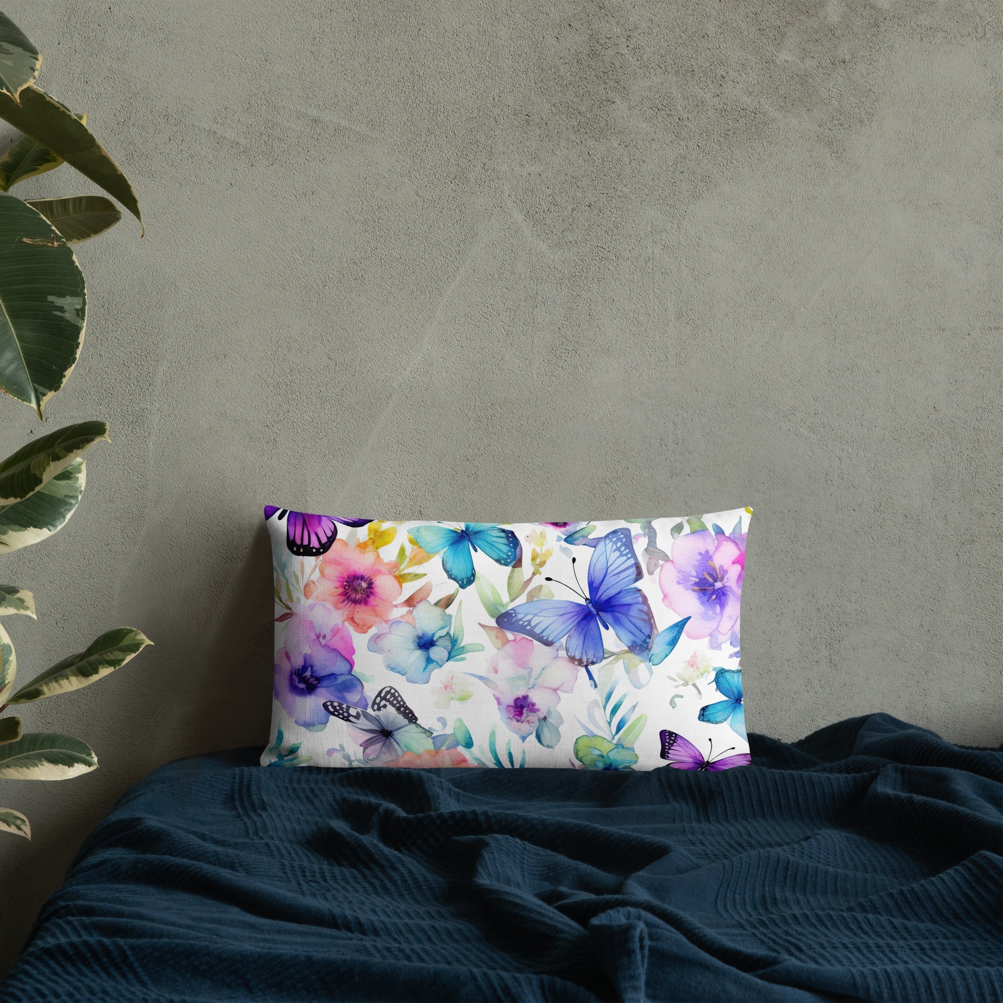 Butterfly Lover's Decorative Yet Comfortable Premium Pillow