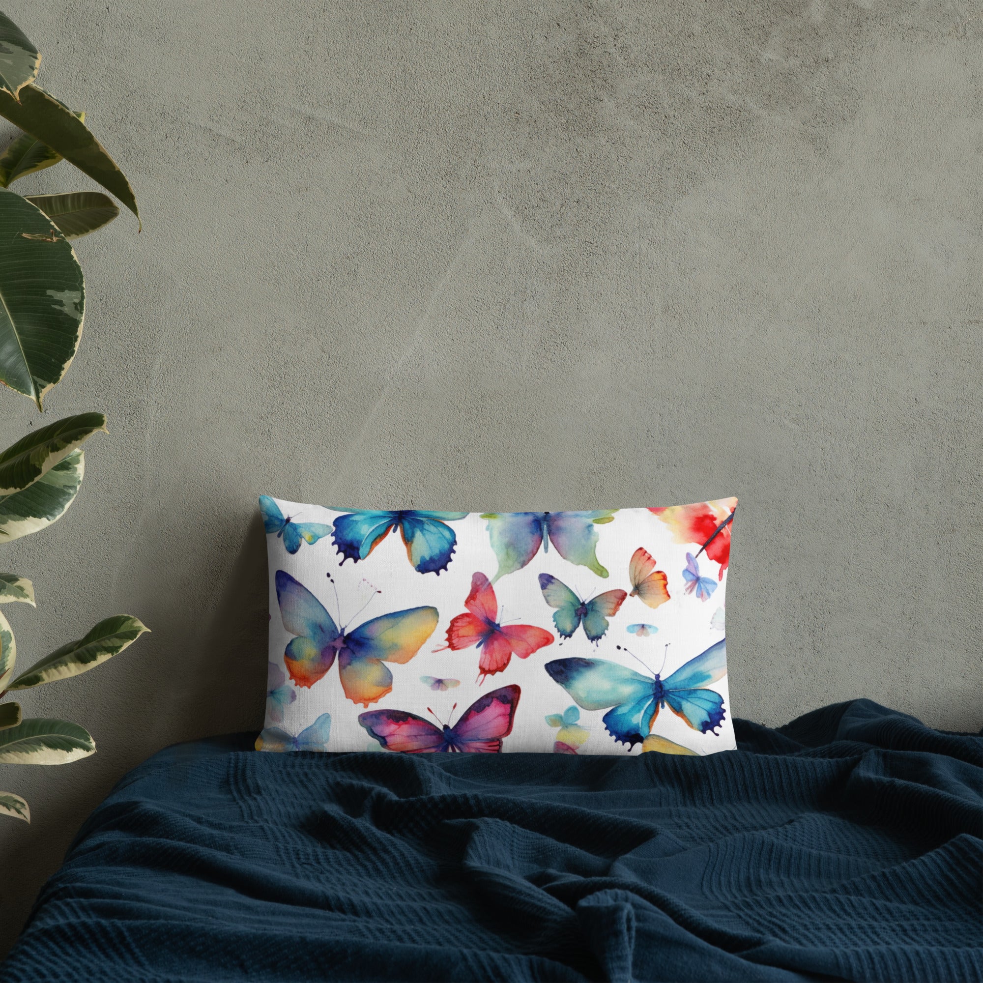 Butterfly Lover's Decorative Yet Comfortable Premium Pillow