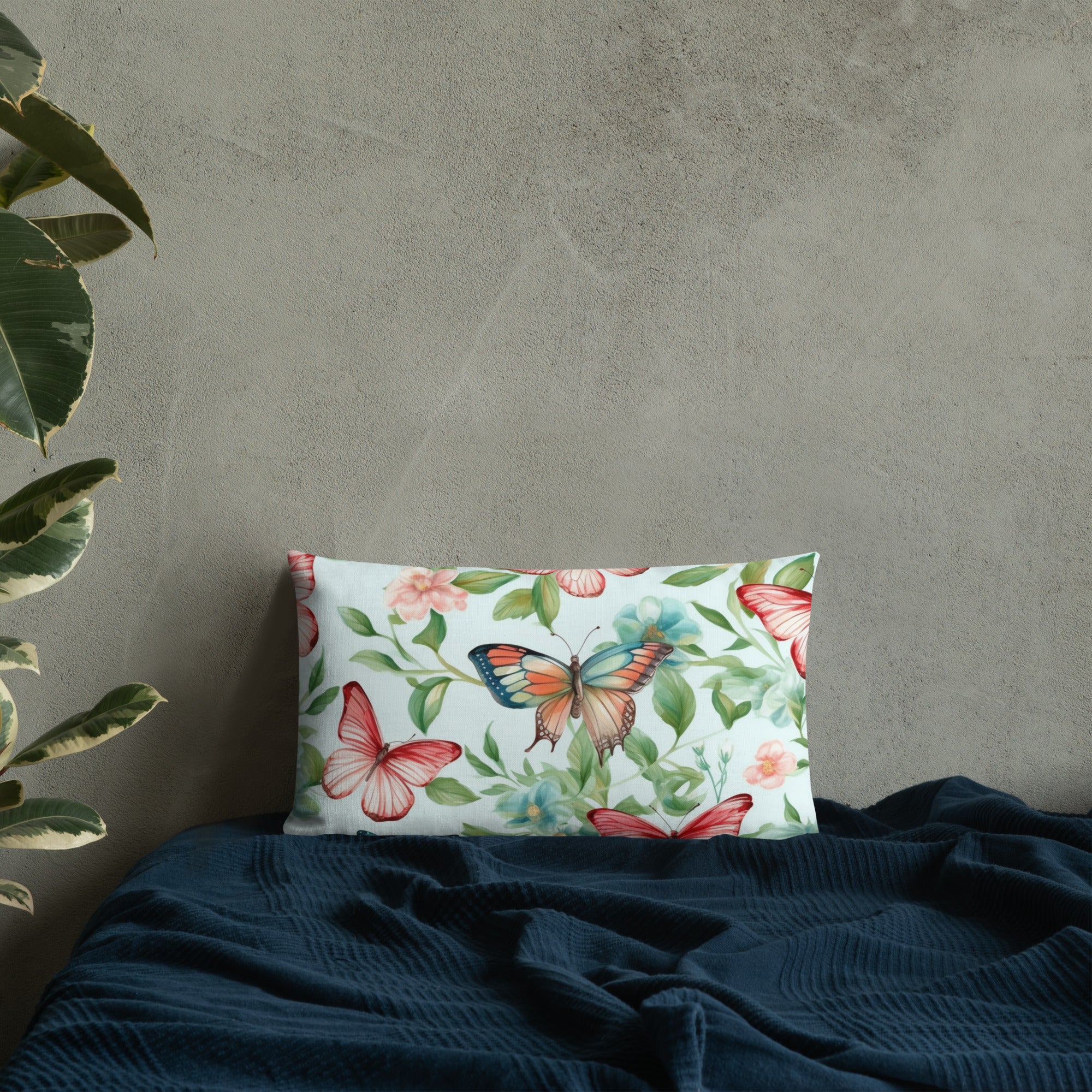 Butterfly Lover's Decorative Yet Comfortable Premium Pillow