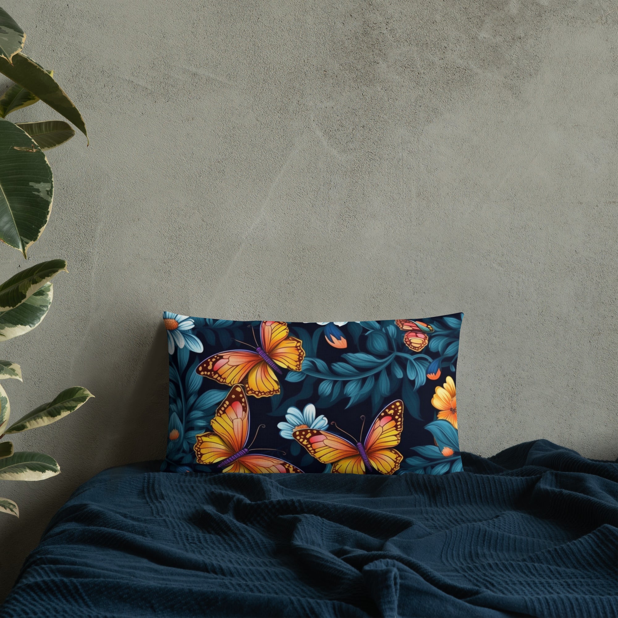 Butterfly Lover's Decorative Yet Comfortable Premium Pillow