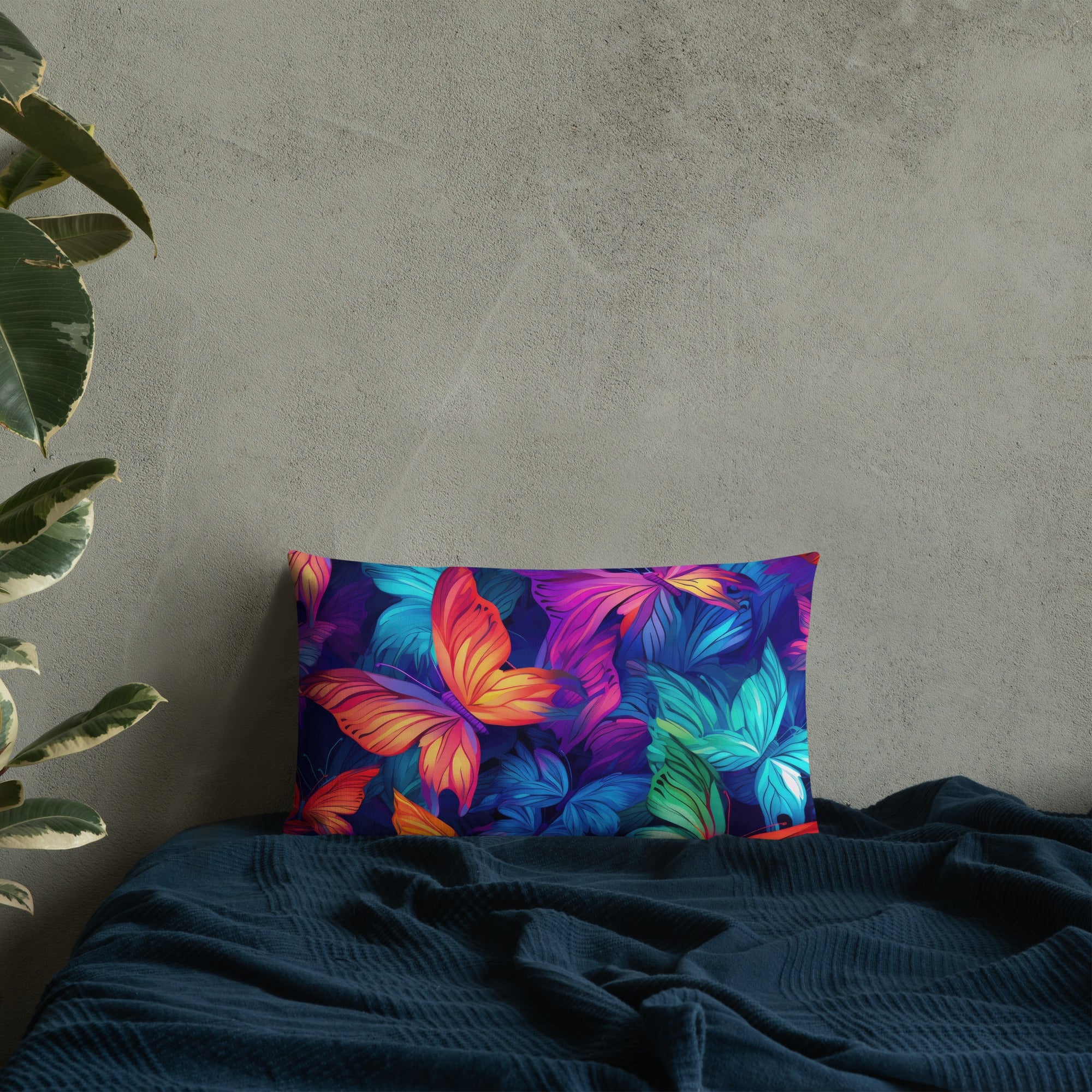 Butterfly Lover's Decorative Yet Comfortable Premium Pillow