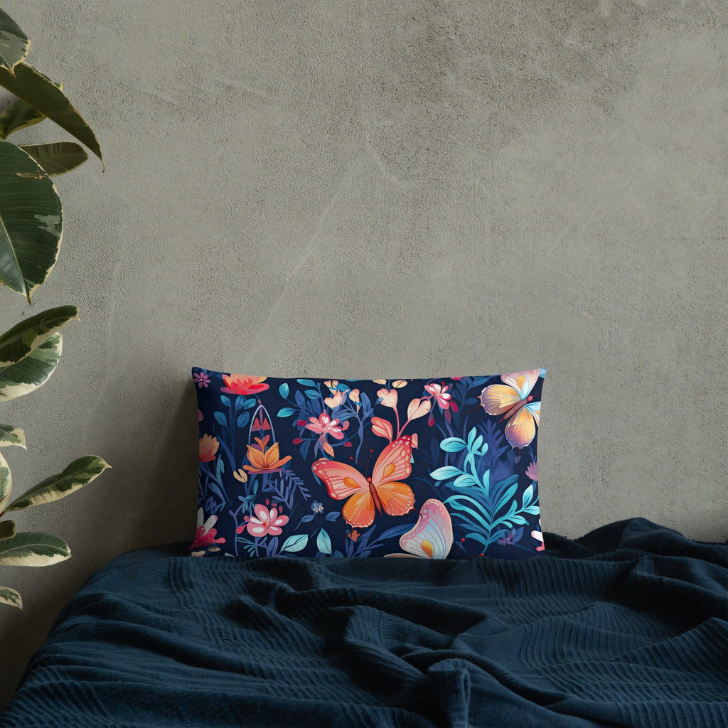 Butterfly Lover's Decorative Yet Comfortable Premium Pillow
