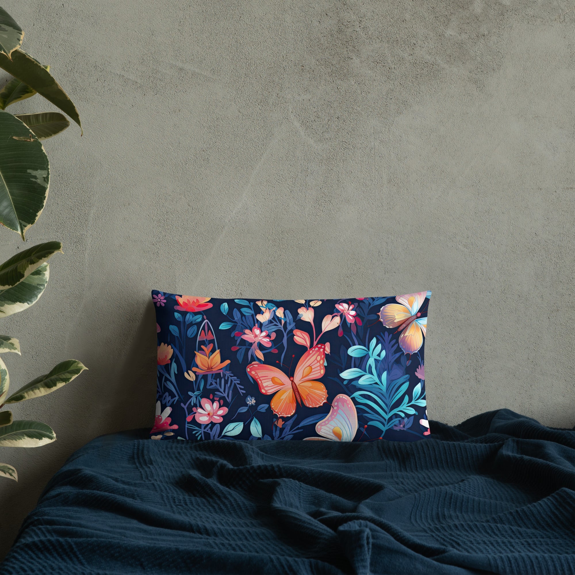 Butterfly Lover's Decorative Yet Comfortable Premium Pillow