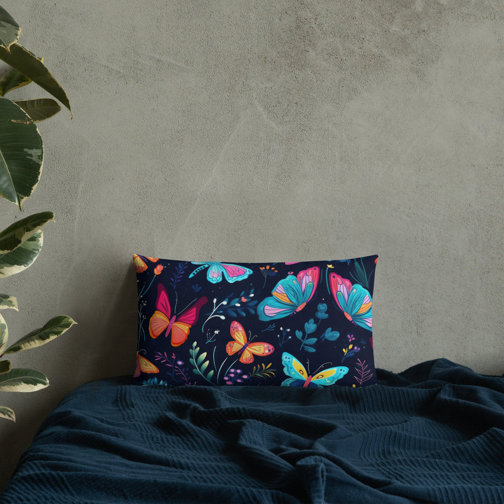 Butterfly Lover's Decorative Yet Comfortable Premium Pillow