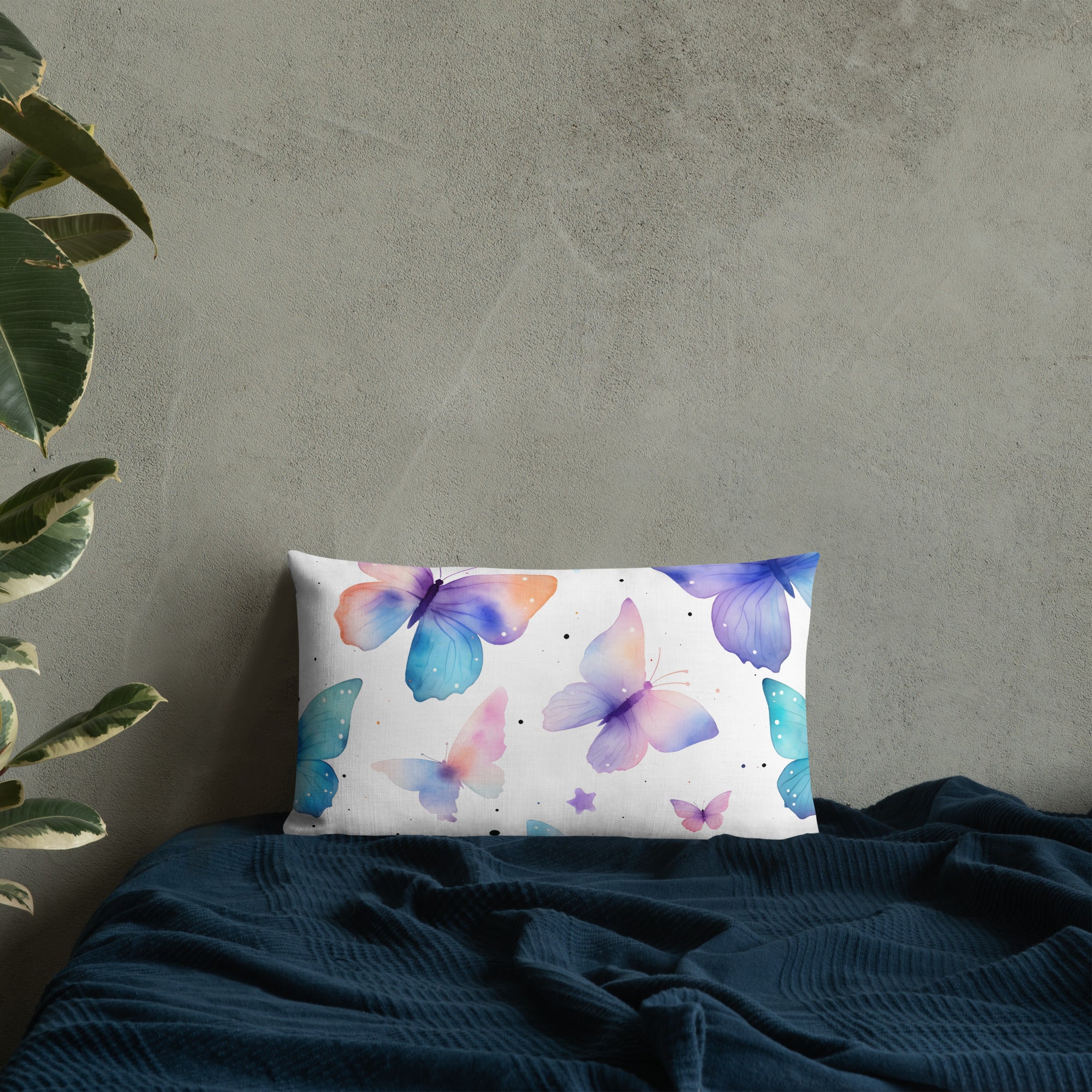 Butterfly Lover's Decorative Yet Comfortable Premium Pillow