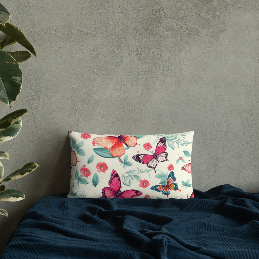 Butterfly Lover's Decorative Yet Comfortable Premium Pillow