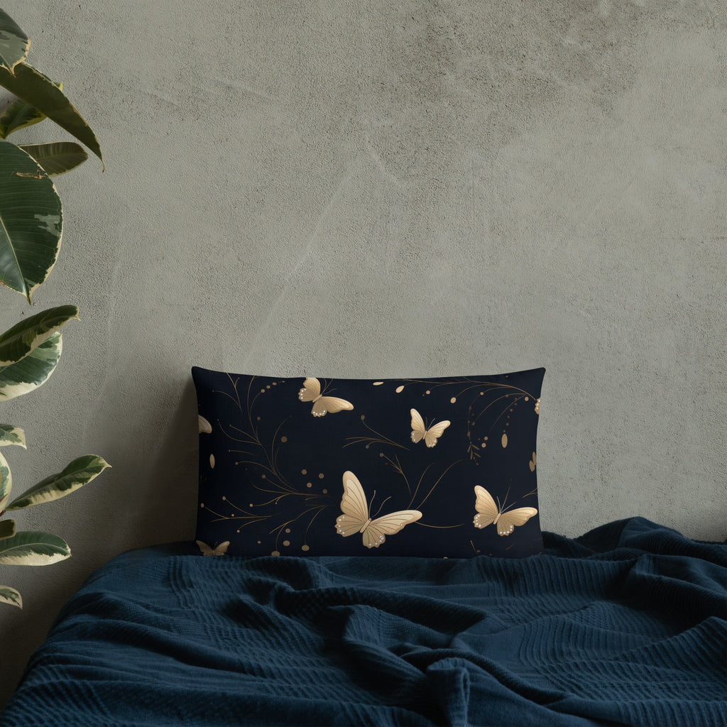 Butterfly Lover's Decorative Yet Comfortable Premium Pillow