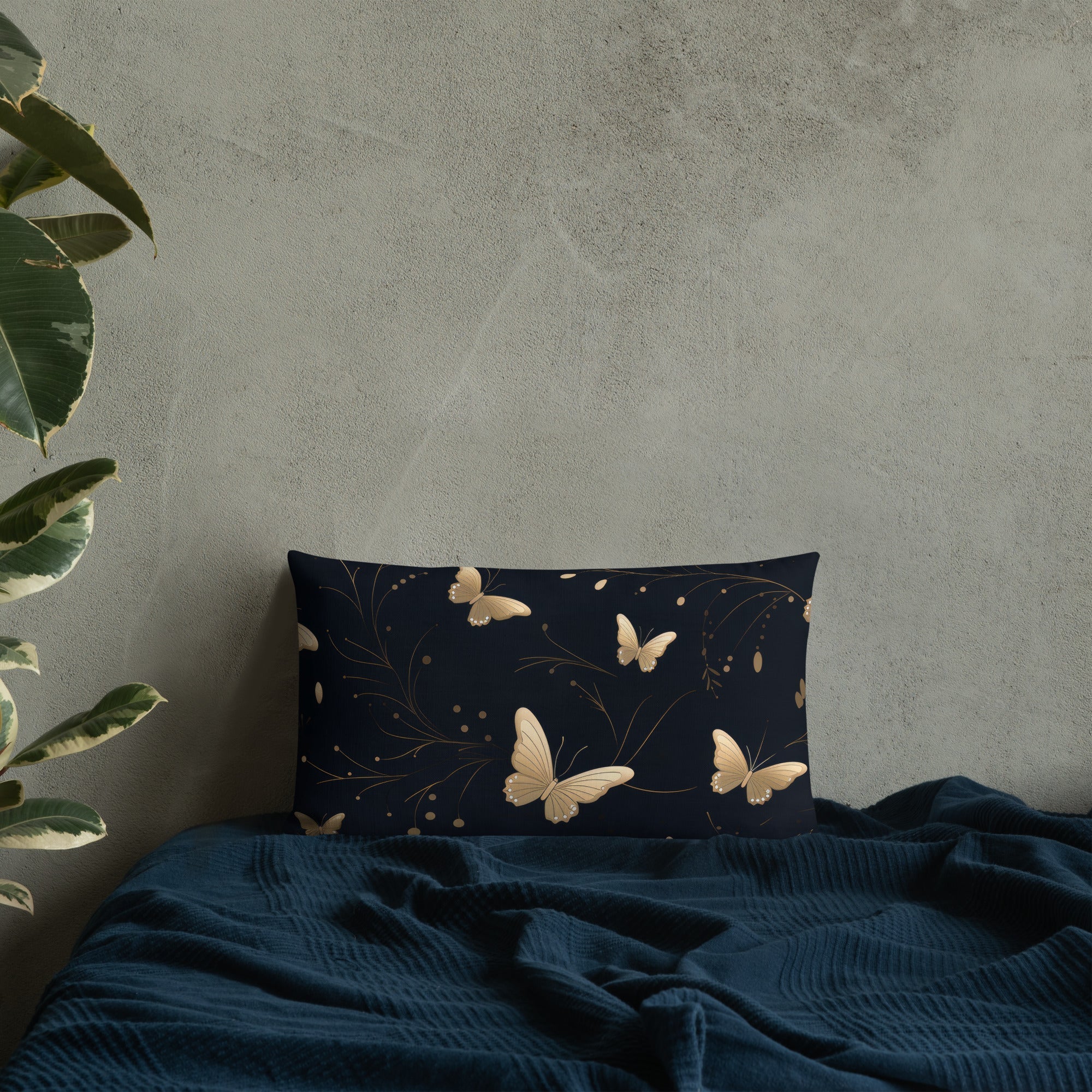 Butterfly Lover's Decorative Yet Comfortable Premium Pillow