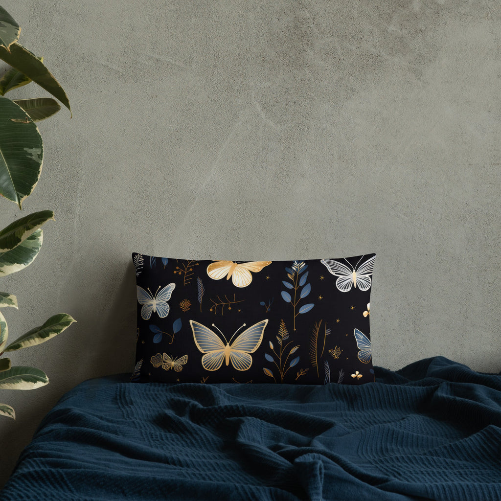 Butterfly Lover's Decorative Yet Comfortable Premium Pillow