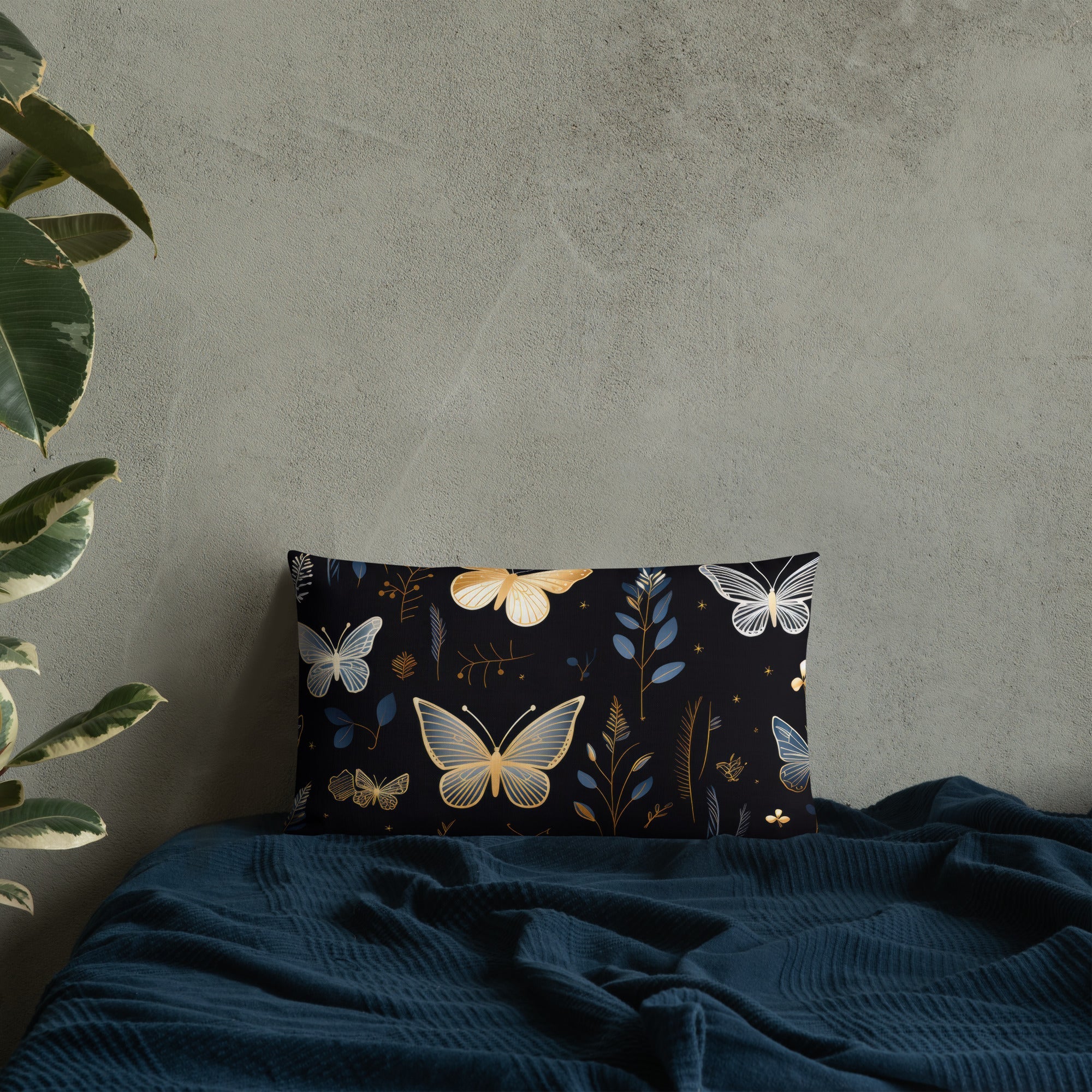 Butterfly Lover's Decorative Yet Comfortable Premium Pillow