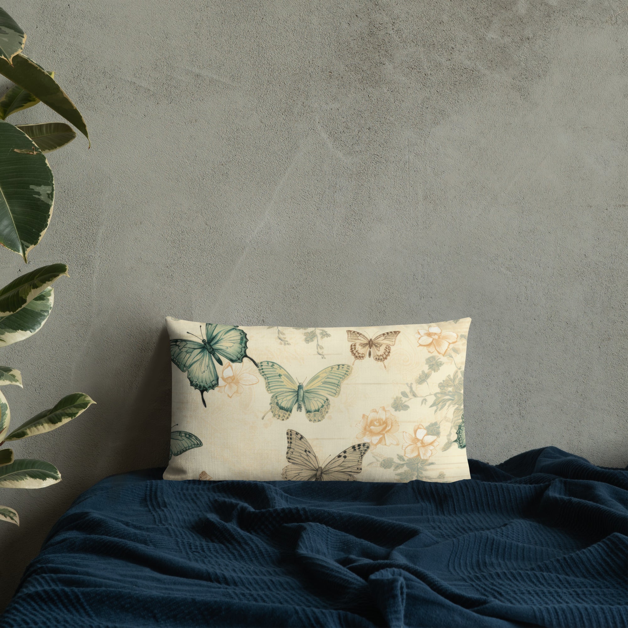 Butterfly Lover's Decorative Yet Comfortable Premium Pillow