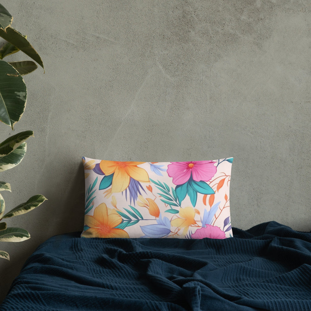 Floral Lover's Botanical Throw Pillow