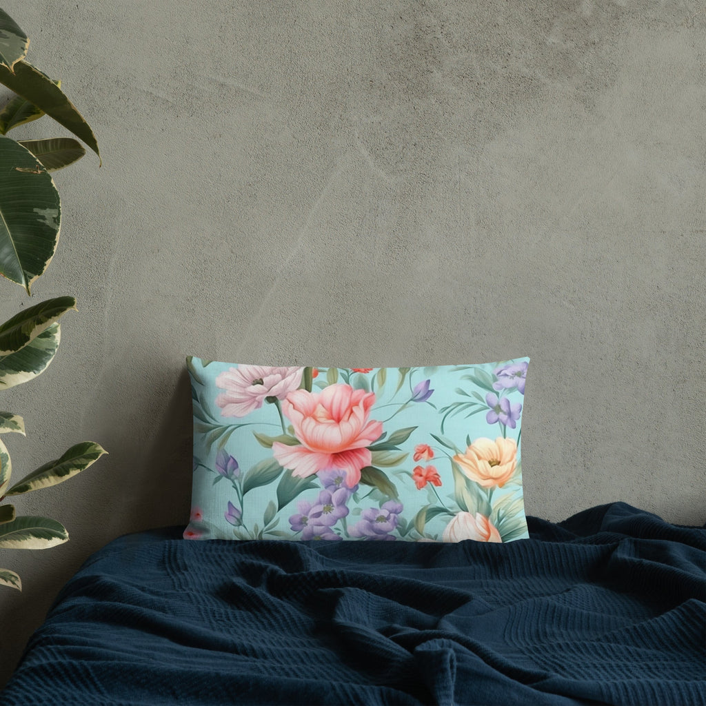 Floral Lover's Botanical Throw Pillow