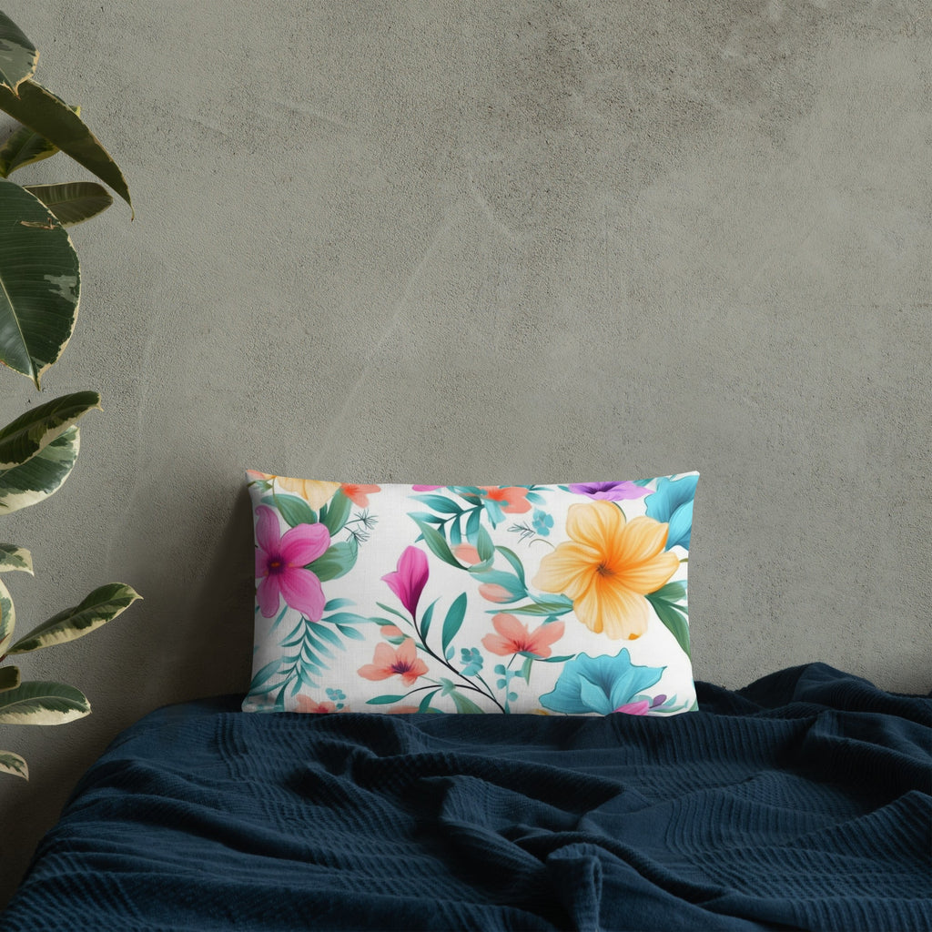 Floral Lover's Botanical Throw Pillow