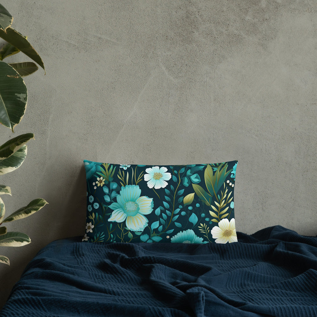 Floral Lover's Botanical Throw Pillow