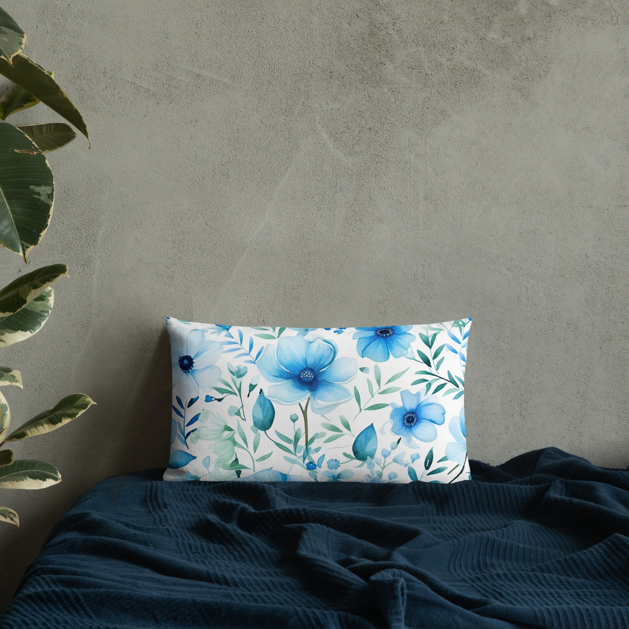 Floral Lover's Botanical Throw Pillow