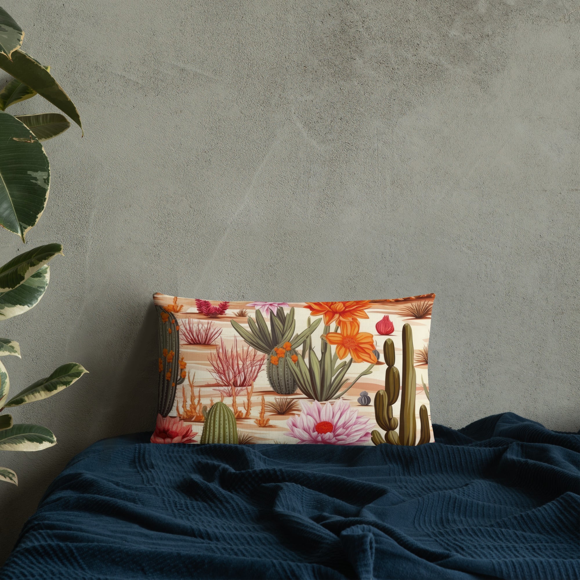 Floral Lover's Botanical Throw Pillow