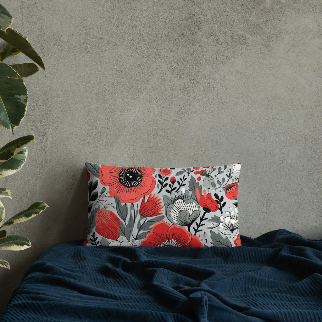 Floral Lover's Botanical Throw Pillow