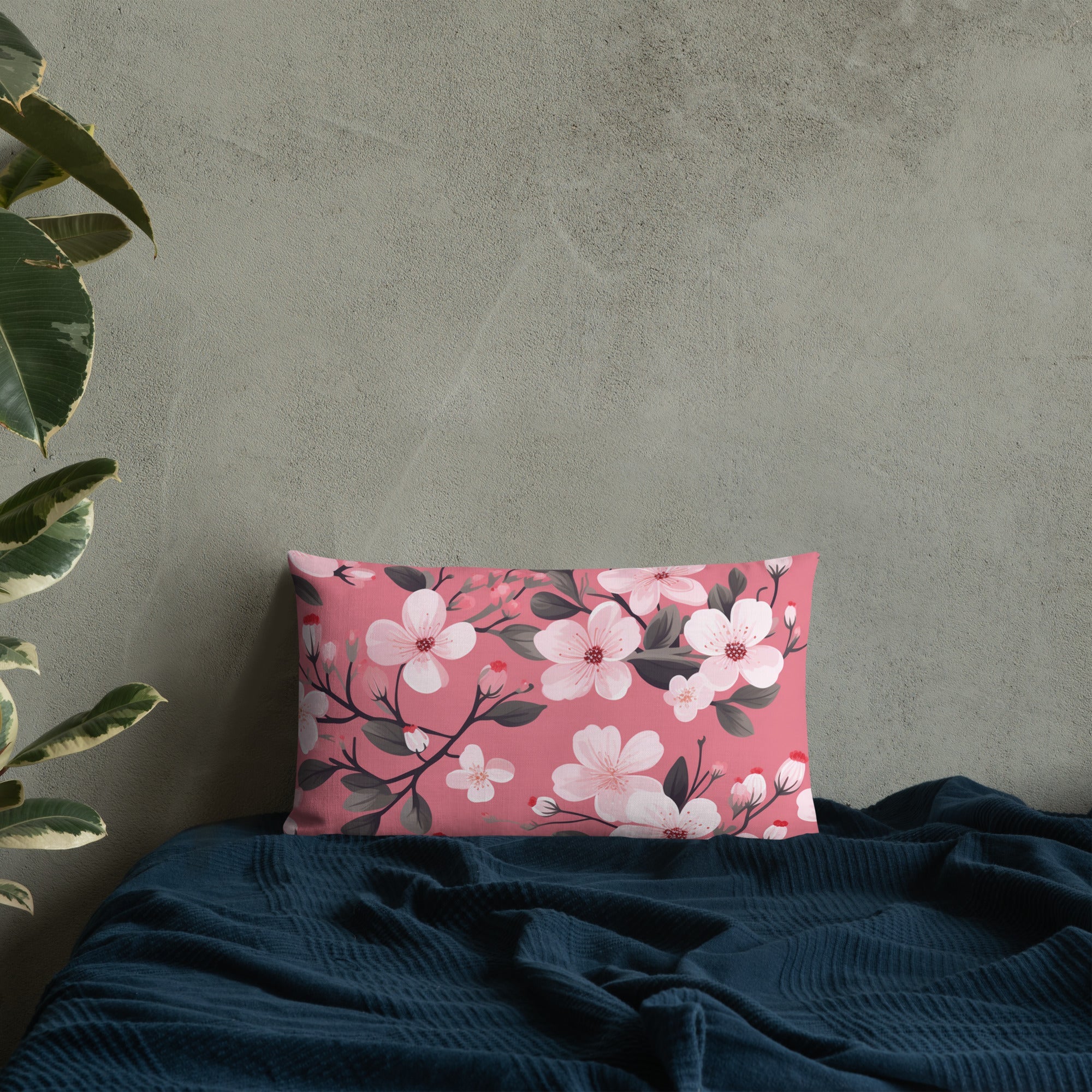 Floral Lover's Botanical Throw Pillow