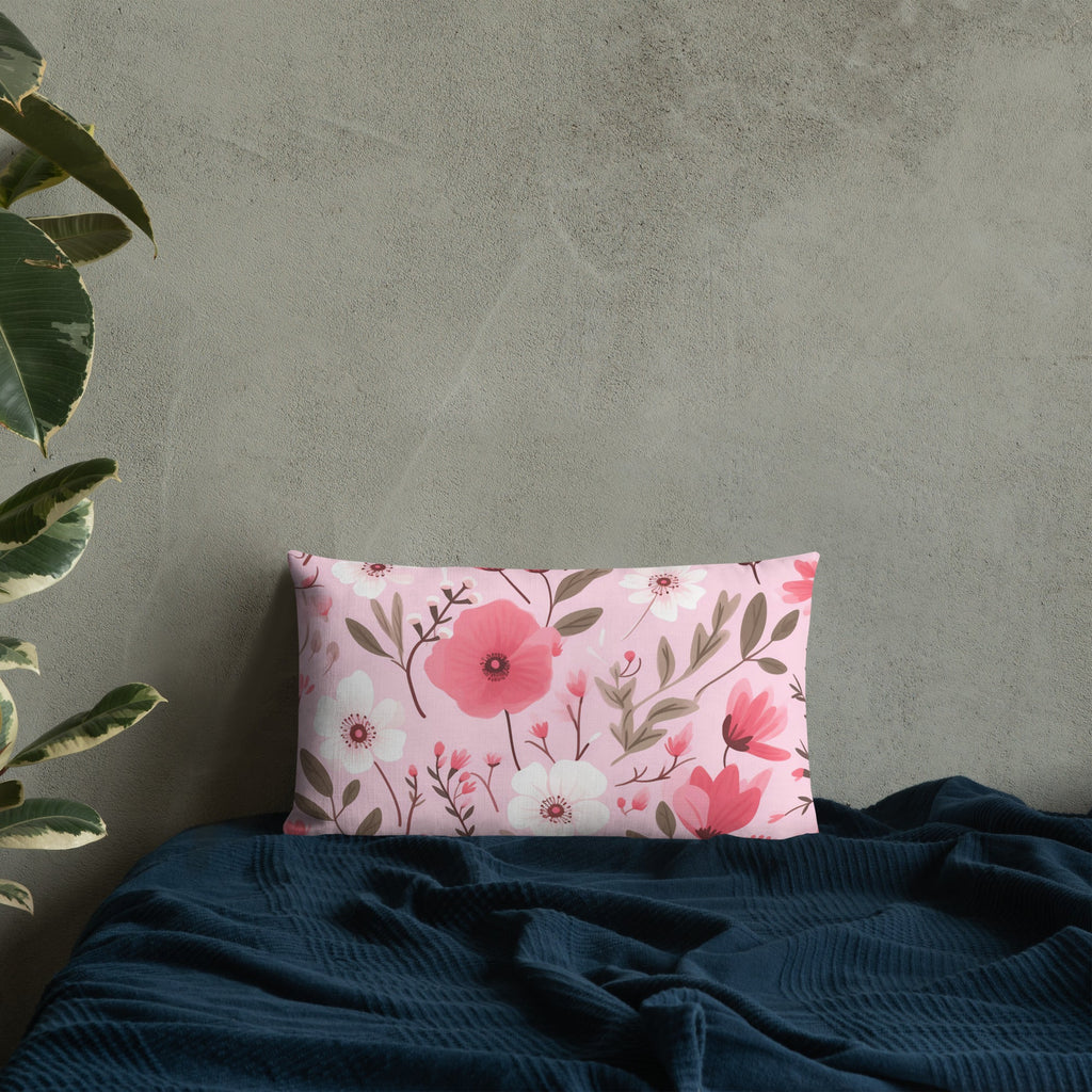 Floral Lover's Botanical Throw Pillow