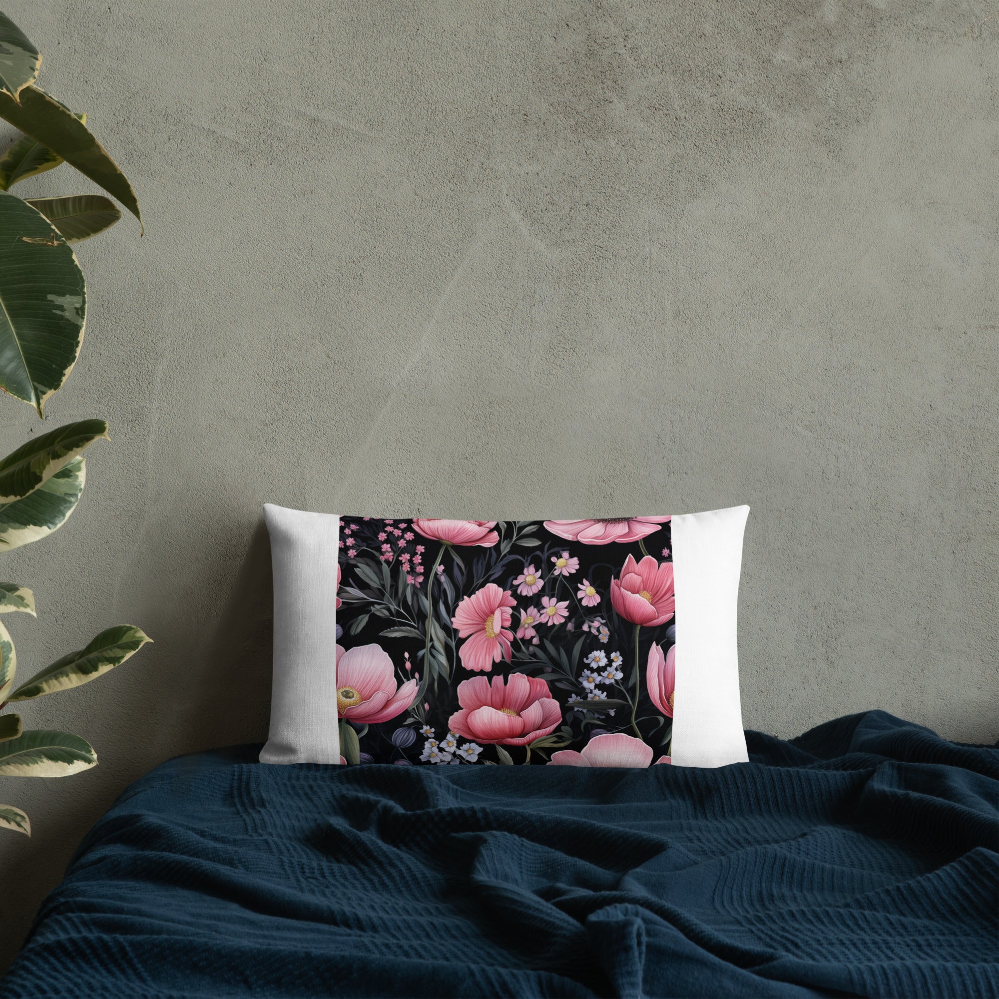 Floral Lover's Botanical Throw Pillow