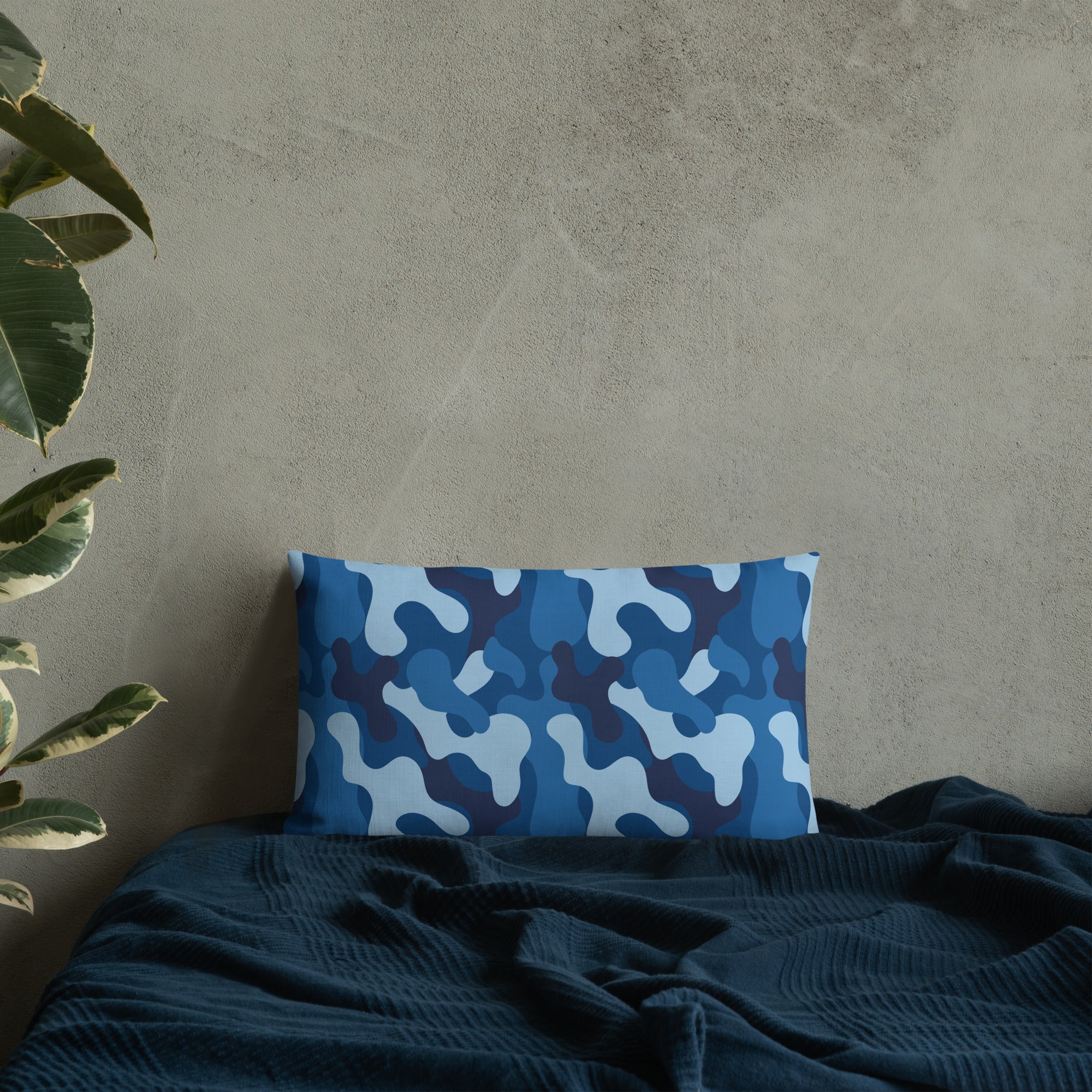 Army Enthusiast Camouflage Premium Throw Pillow