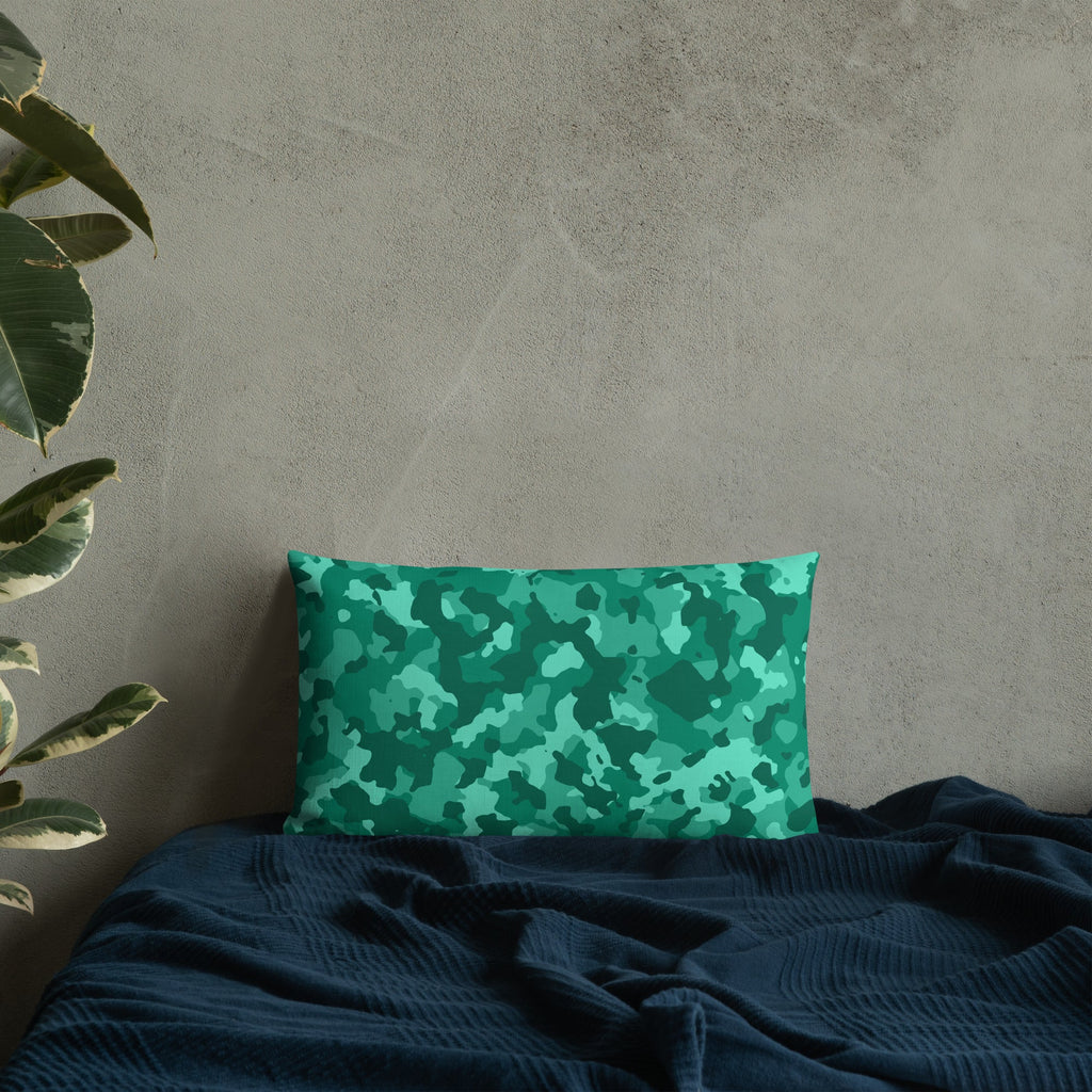 Army Enthusiast Camouflage Premium Throw Pillow
