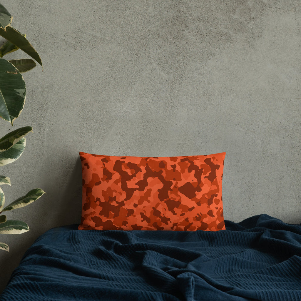Army Enthusiast Camouflage Premium Throw Pillow