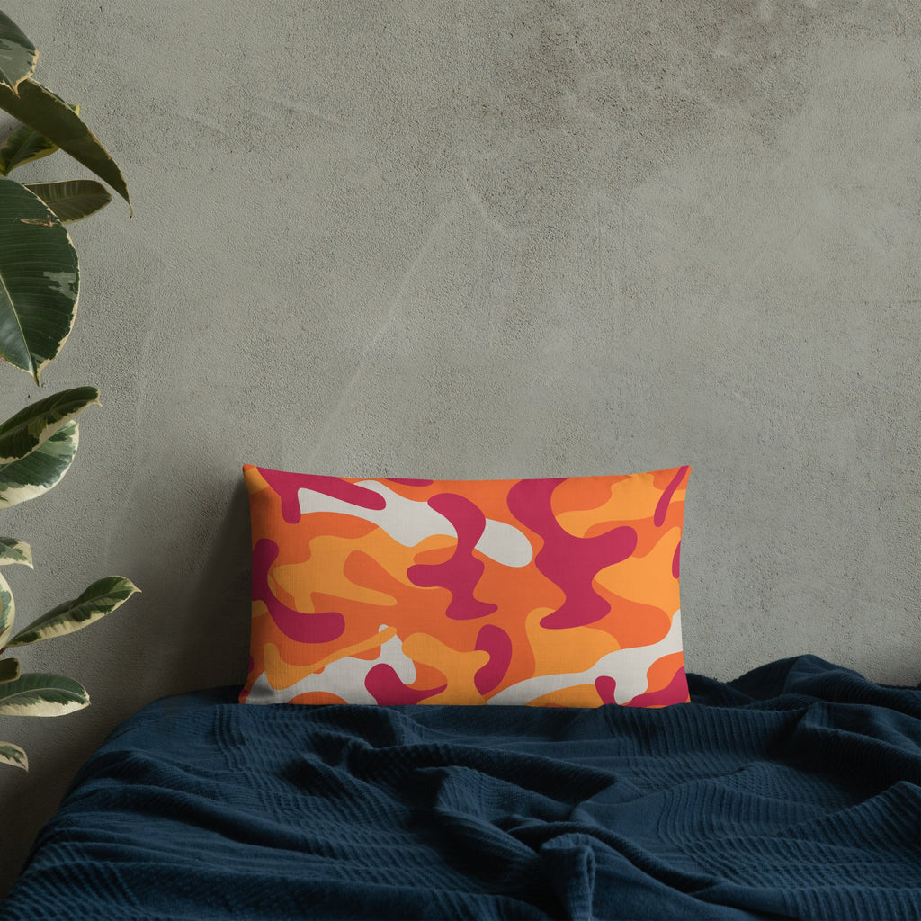 Army Enthusiast Camouflage Premium Throw Pillow