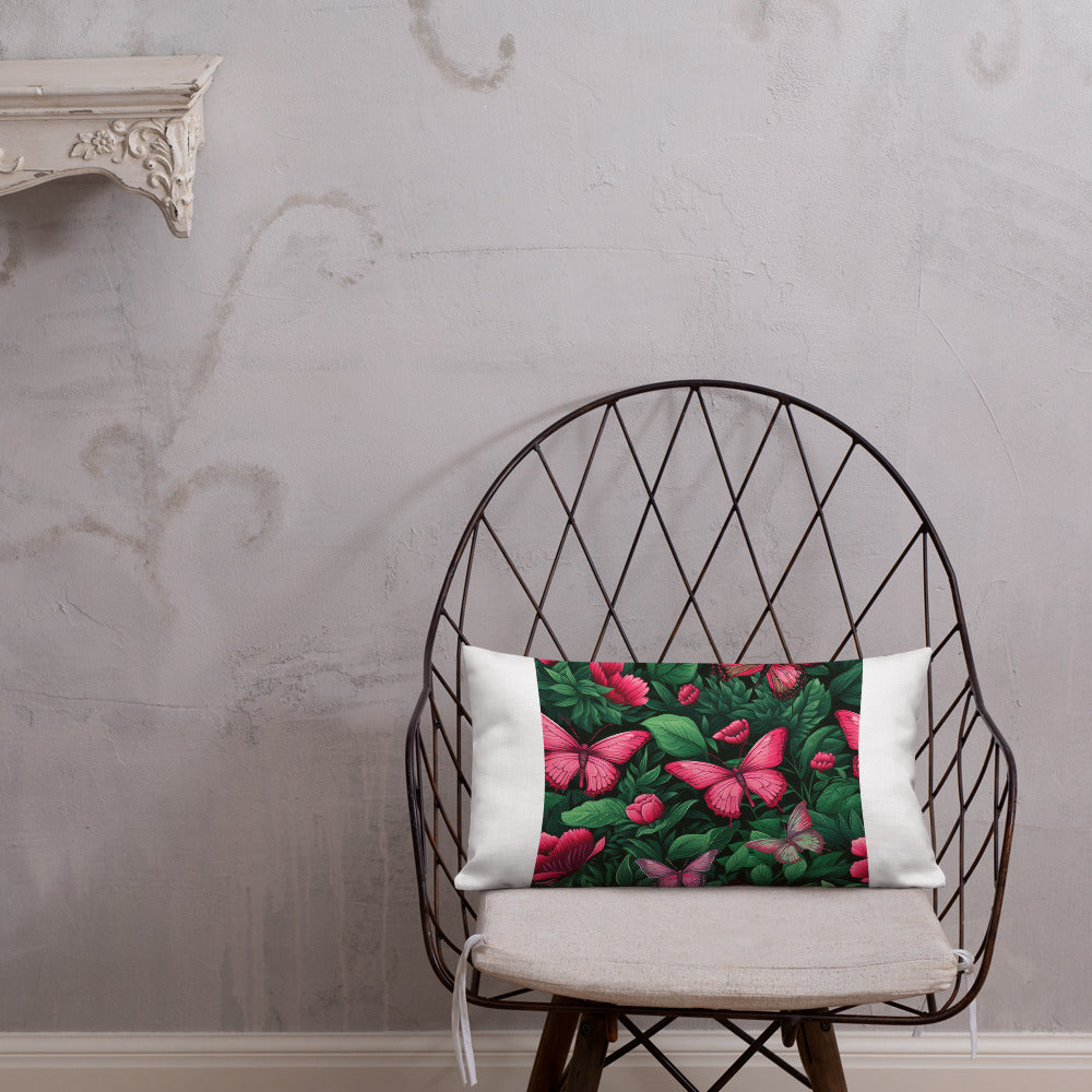 Butterfly Lover's Decorative Yet Comfortable Premium Pillow