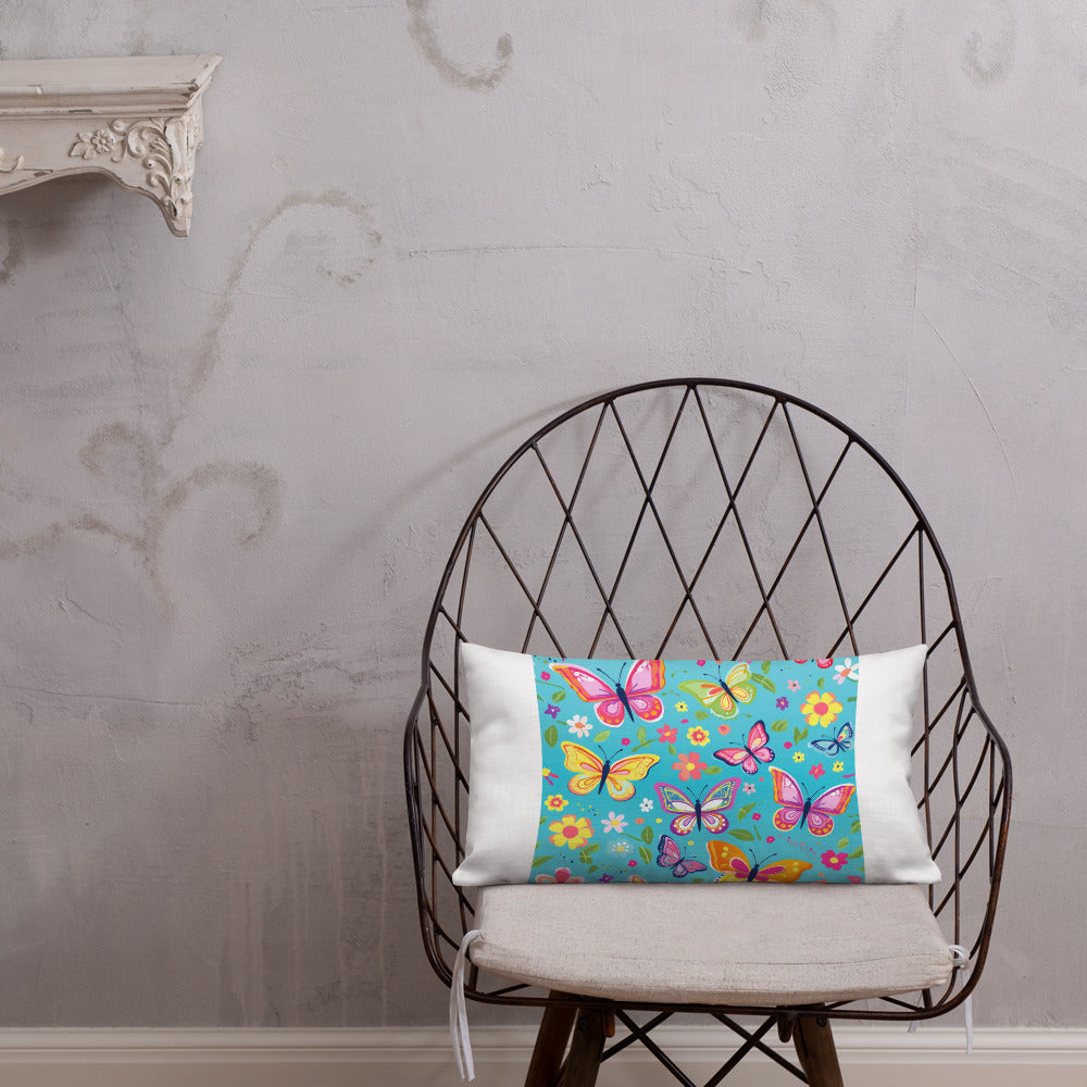 Butterfly Lover's Decorative Yet Comfortable Premium Pillow