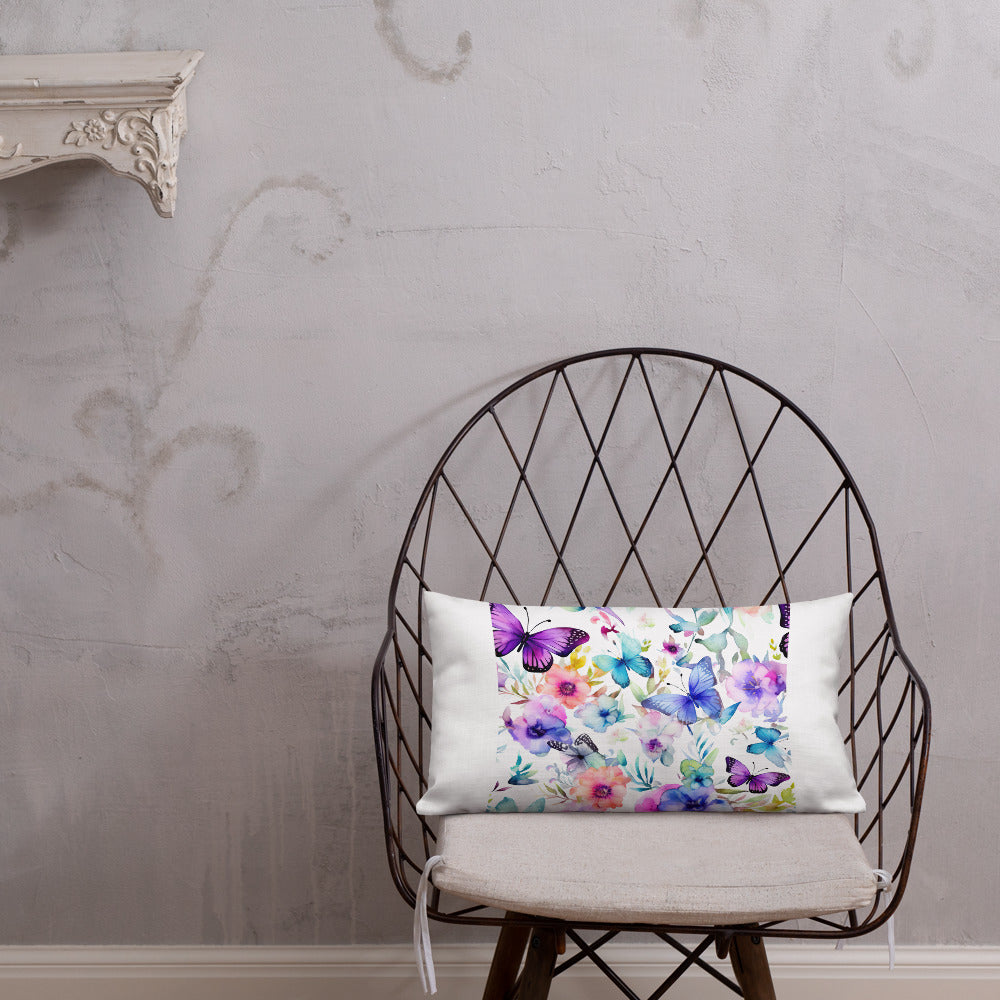 Butterfly Lover's Decorative Yet Comfortable Premium Pillow