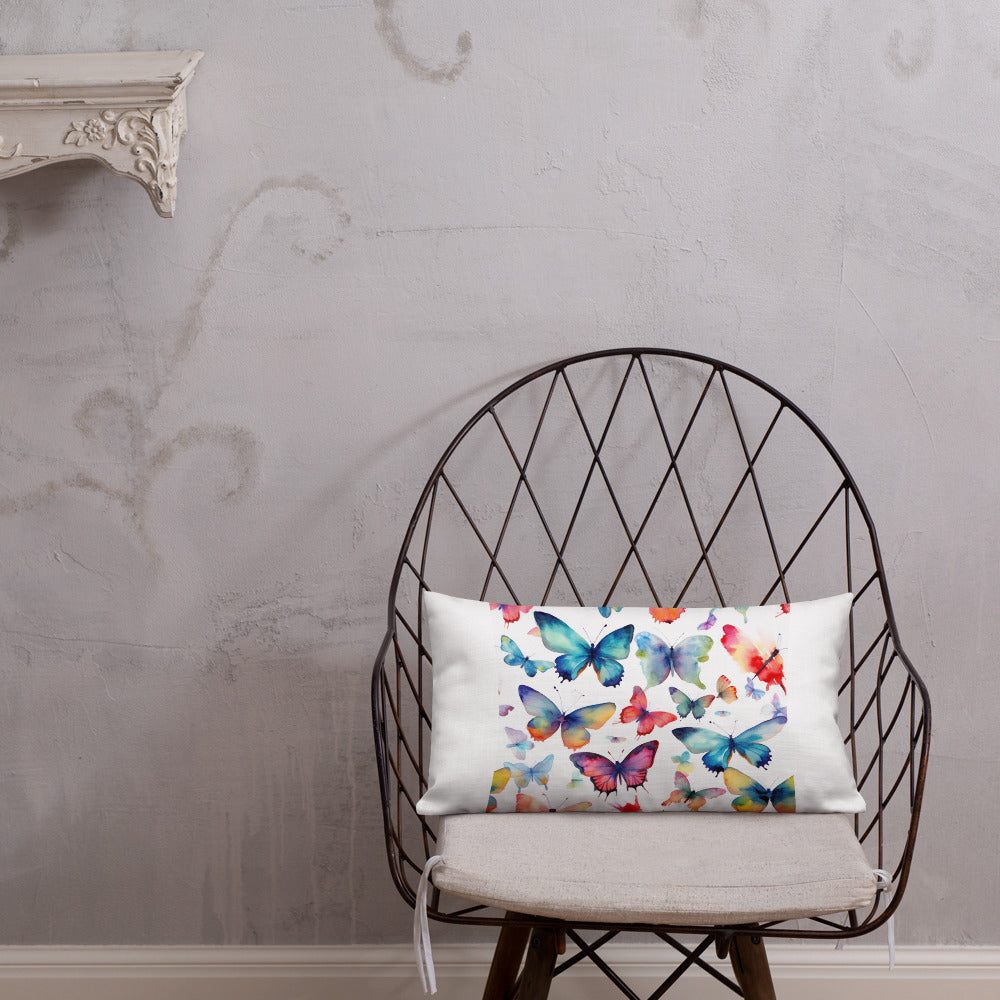 Butterfly Lover's Decorative Yet Comfortable Premium Pillow