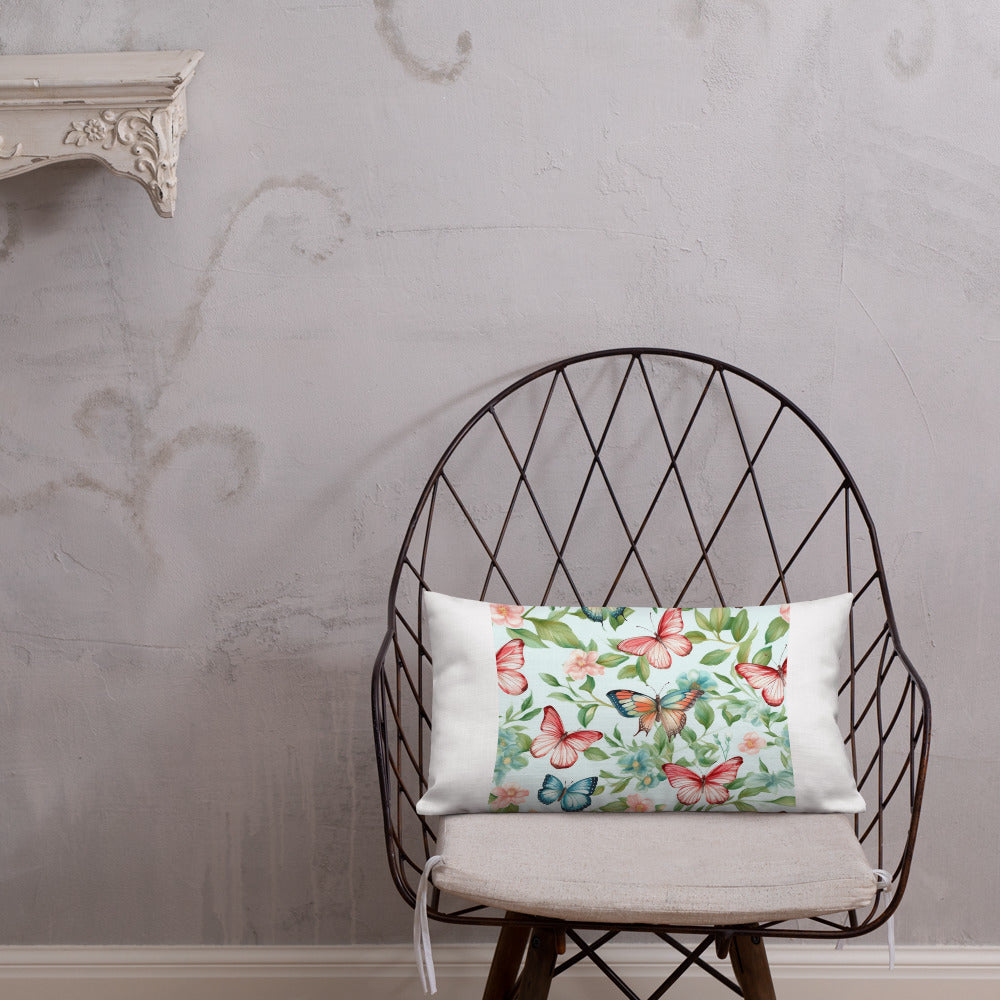 Butterfly Lover's Decorative Yet Comfortable Premium Pillow