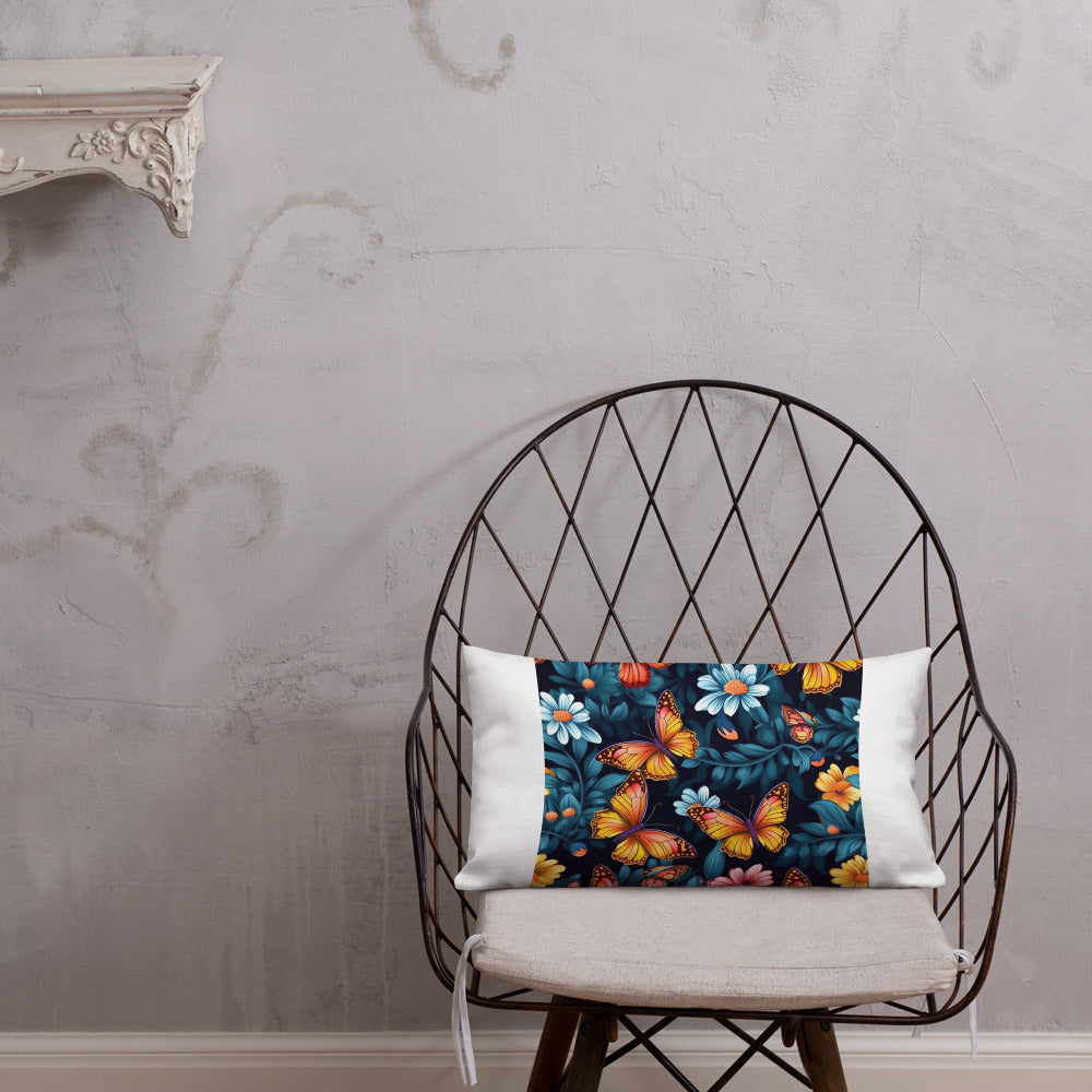 Butterfly Lover's Decorative Yet Comfortable Premium Pillow