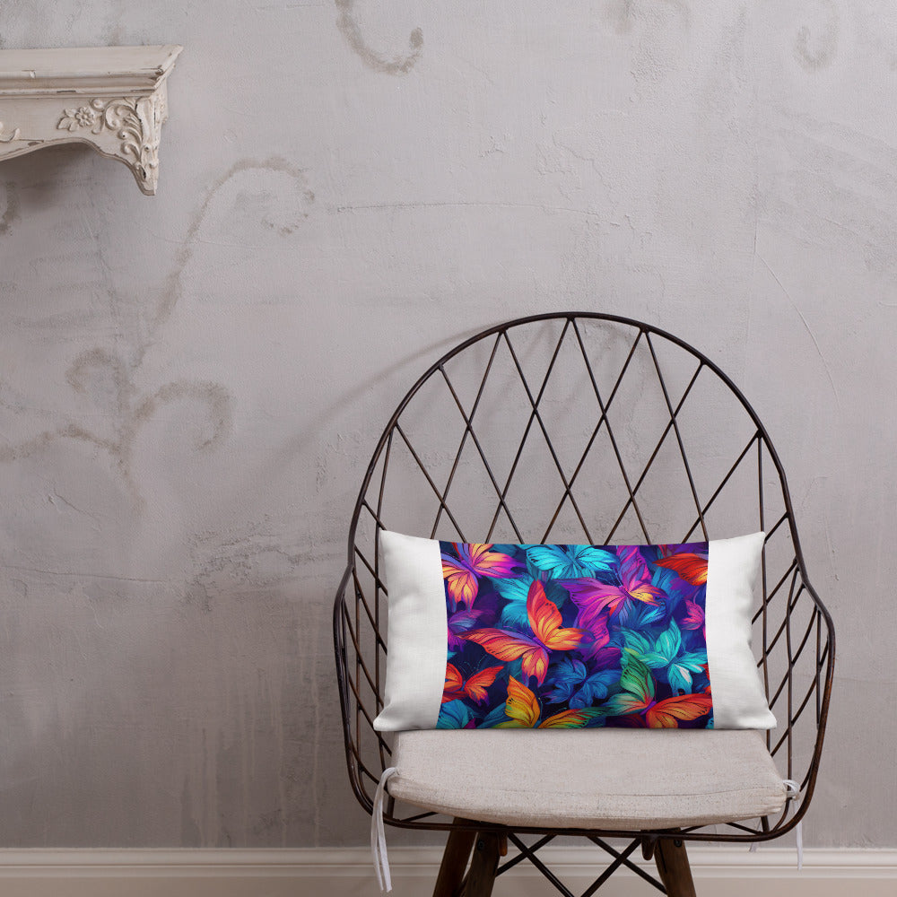 Butterfly Lover's Decorative Yet Comfortable Premium Pillow