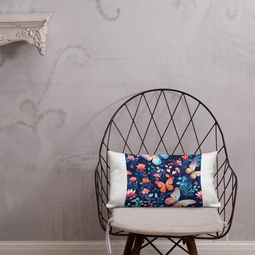 Butterfly Lover's Decorative Yet Comfortable Premium Pillow