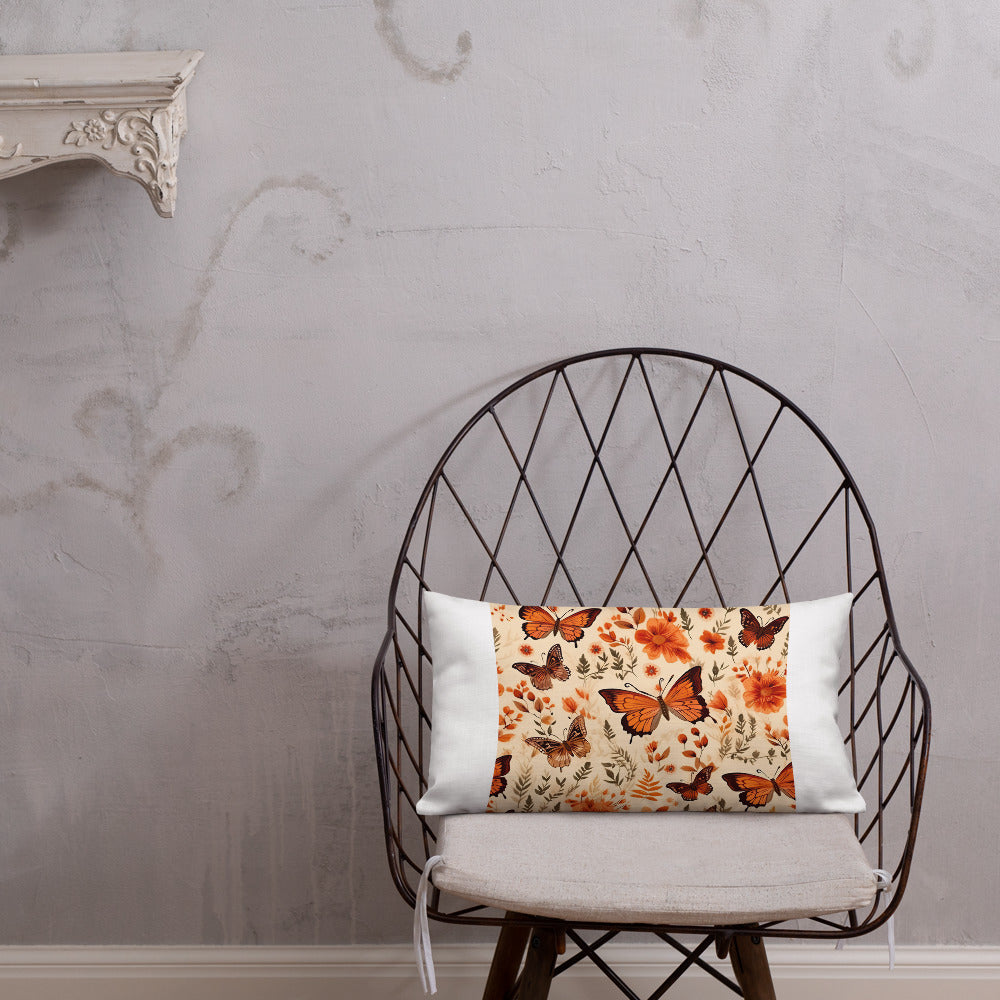 Butterfly Lover's Decorative Yet Comfortable Premium Pillow