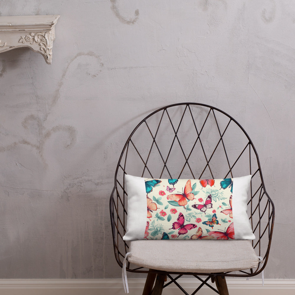 Butterfly Lover's Decorative Yet Comfortable Premium Pillow