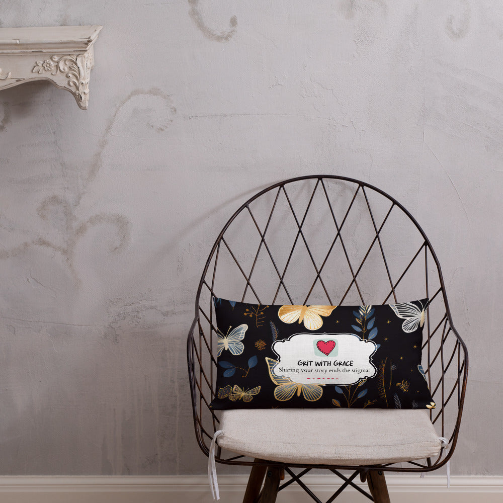 Butterfly Lover's Decorative Yet Comfortable Premium Pillow