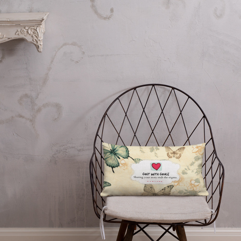 Butterfly Lover's Decorative Yet Comfortable Premium Pillow