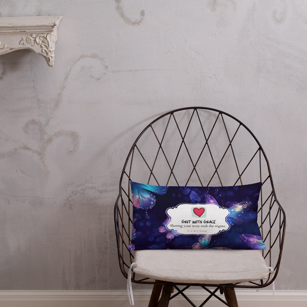 Butterfly Lover's Decorative Yet Comfortable Premium Pillow