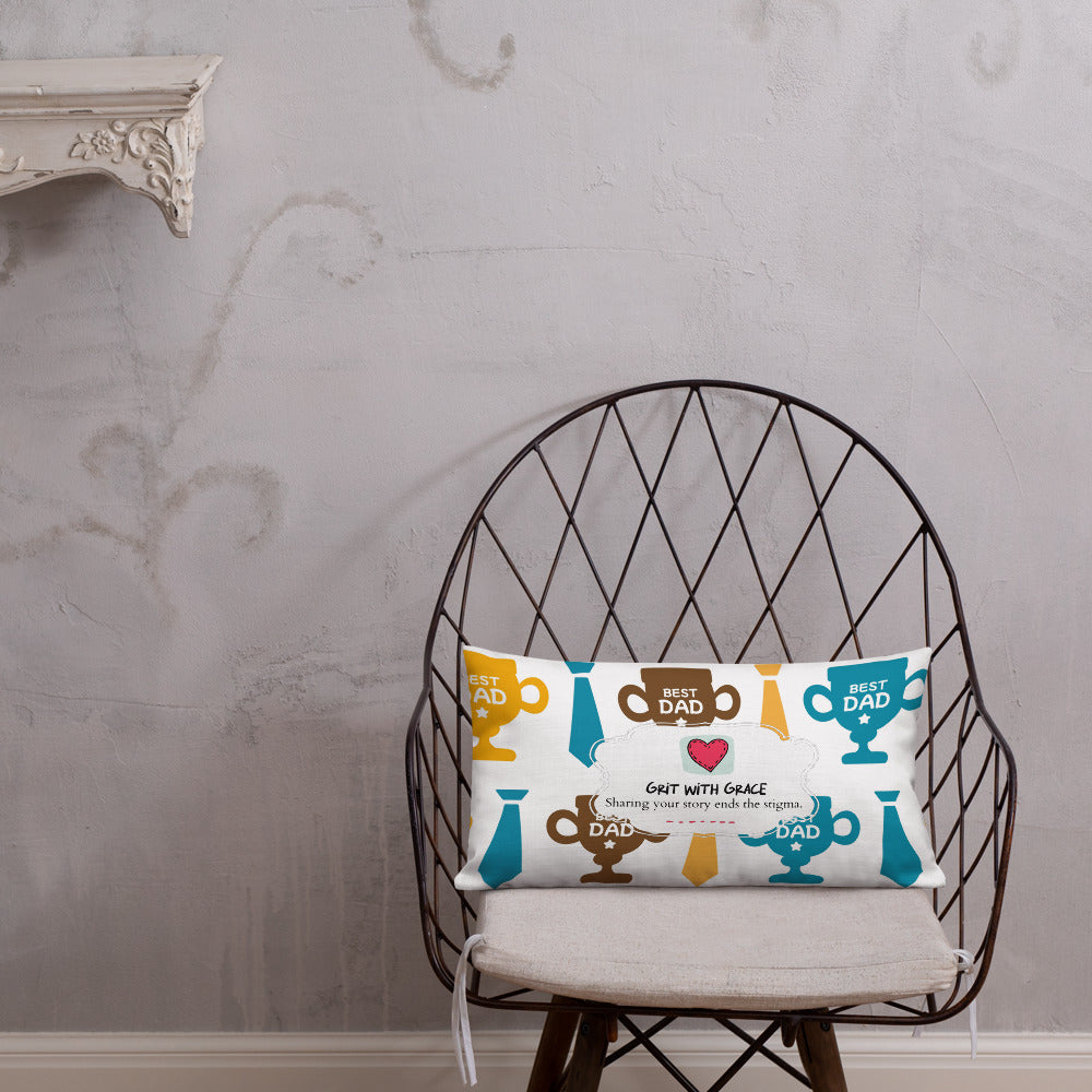 Cool Dad's Fashionably Decorative Throw Pillow