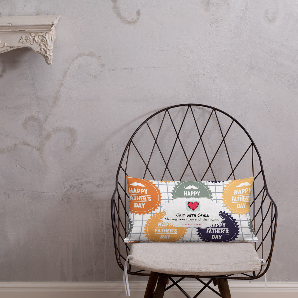 Cool Dad's Fashionably Decorative Throw Pillow